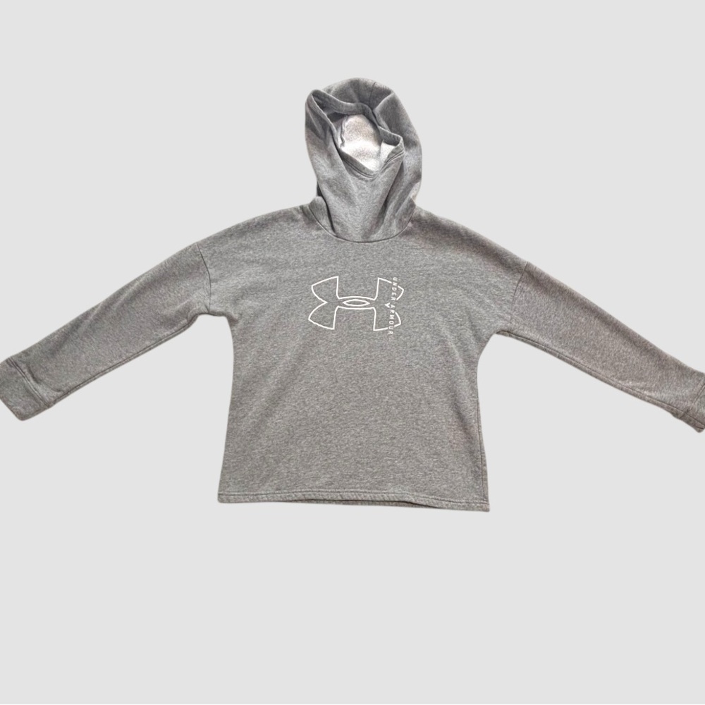 Under Armour Women’s Small Gray Sweatshirt Cowl Neck Hoodie